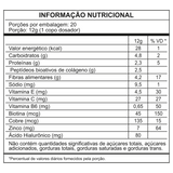 Tabela de Informação Nutricional - Colágeno Laranja