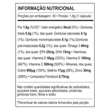 Tabela de informação nutricional do Imunne C Própolis, com valores de Vitamina C, Zinco e compostos fenólicos do própolis.