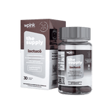 Caixa e frasco do suplemento Lactucô Regulador Intestinal da The Supply, rico em fibras alimentares para a saúde digestiva.