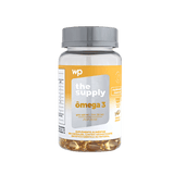 Frasco do suplemento alimentar de Ômega 3 da The Supply, uma fonte de EPA e DHA.