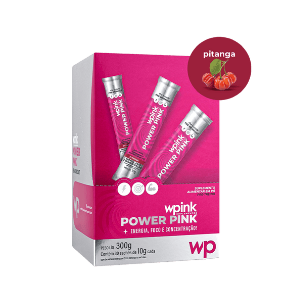 power pink de pitanga - pré-treino - 300g - wp