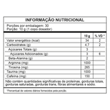 Tabela de Informação Nutricional - Power Pink Limão