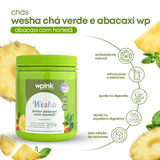 wesha chá verde e abacaxi - 300g - wp