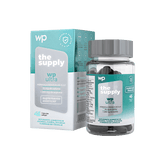 Caixa e frasco do WP Ultra Multivitamínico da The Supply, um suplemento completo de vitaminas e minerais de A a Z.