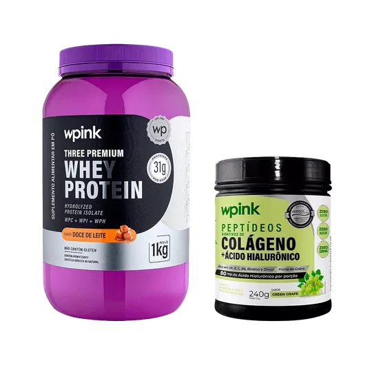 Whey protein doce de leite + colágeno uva verde - wp