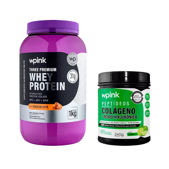 Whey protein doce de leite + colágeno limão - wp