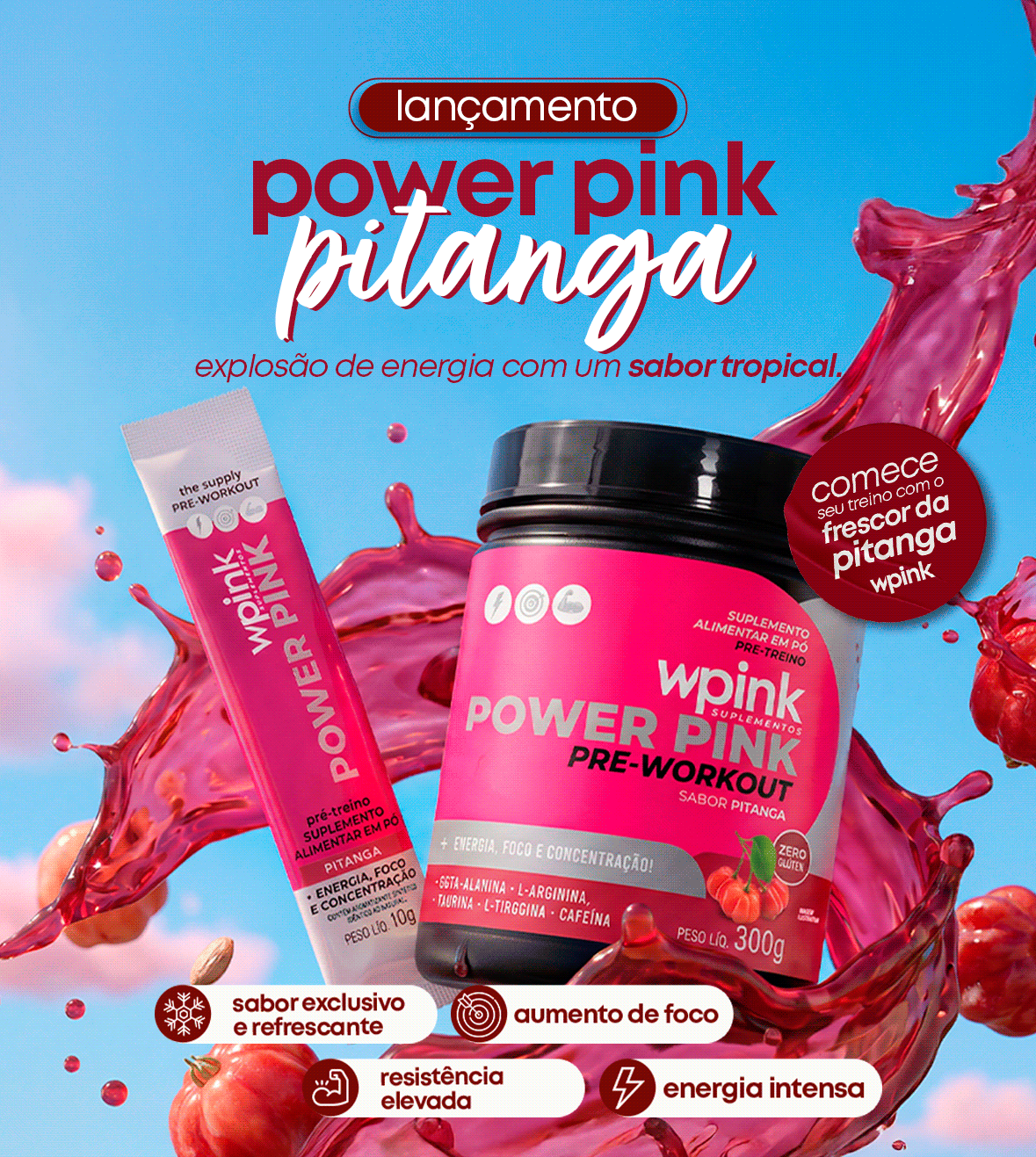 Pr&eacute;-treino Pitanga